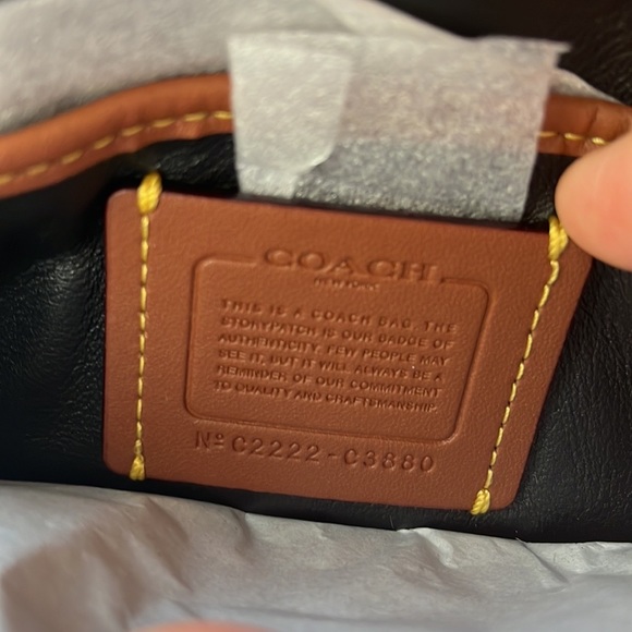 NWT Coach Pillow Tabby 18 Nappa Leather in black - Picture 9 of 12